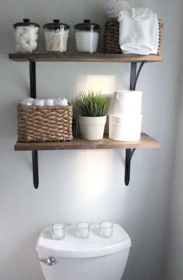 Awesome Over The Toilet Storage & Organization Ideas Listing More