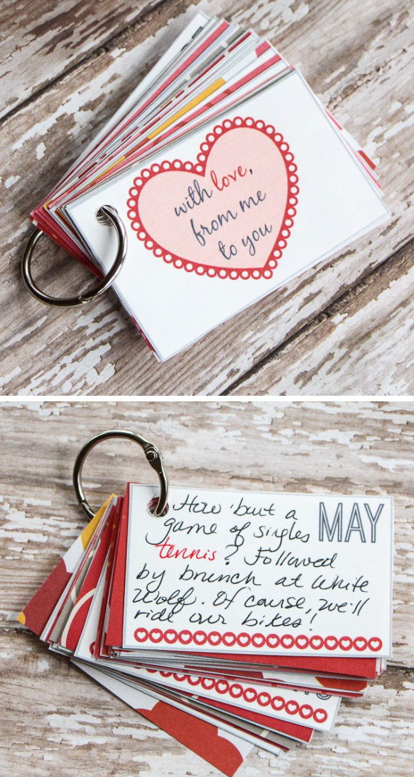 Easy DIY Valentine's Day Gifts for Boyfriend - Listing More