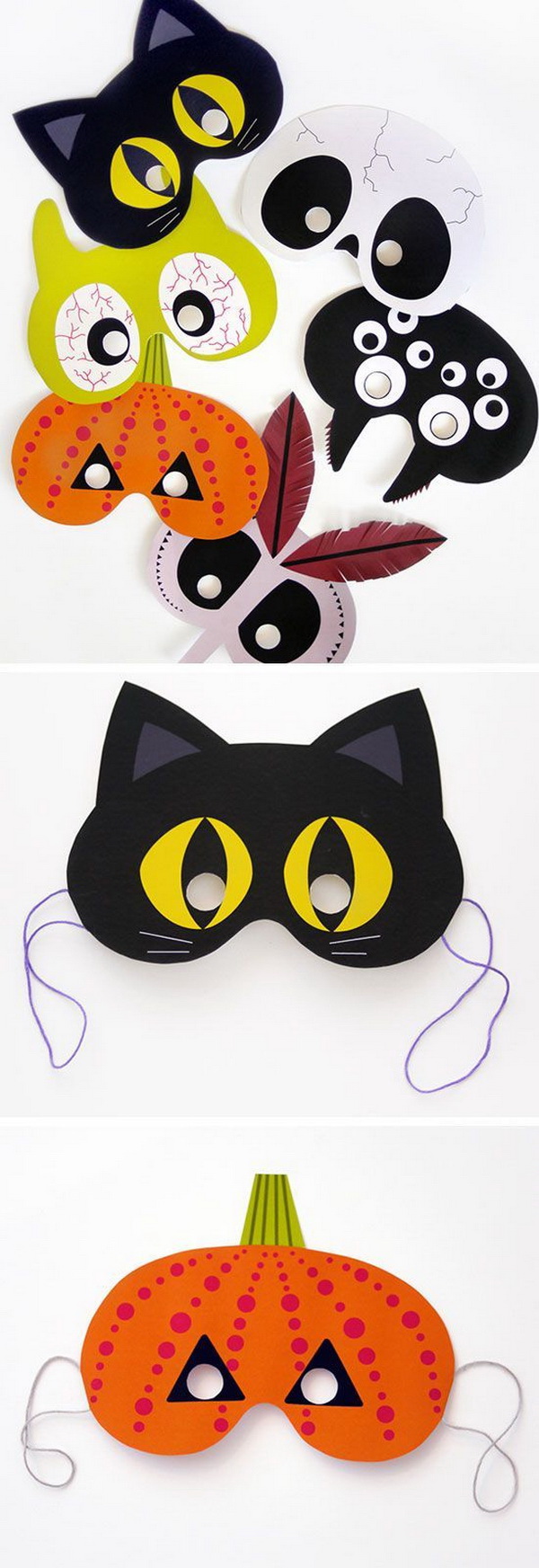 34 Fun & Easy Halloween Crafts for Kids to Make - Listing More