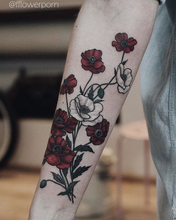 100000 Flower tattoo designs Vector Images  Depositphotos