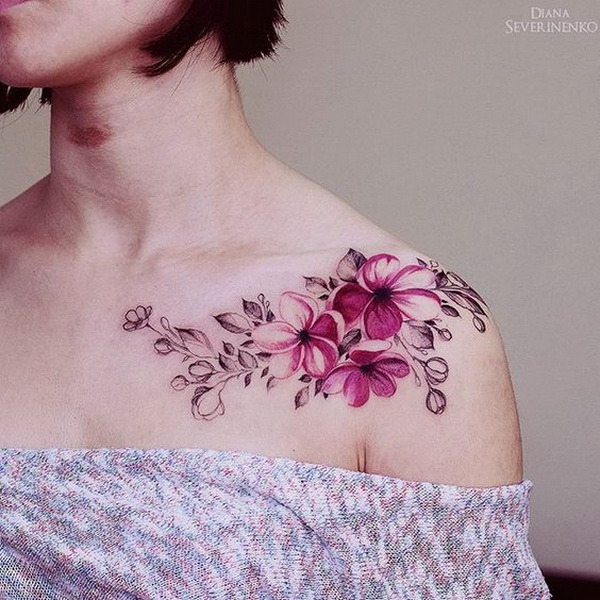 98 Beautiful Flower Tattoos and Meaning - Our Mindful Life