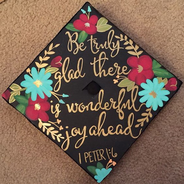 Decorated Graduation Cap.