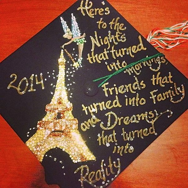 Gorgeous Graduation Cap Decoration Ideas. consider decorating with graduation caps for the event with your own style and make excellent crafts for joy.