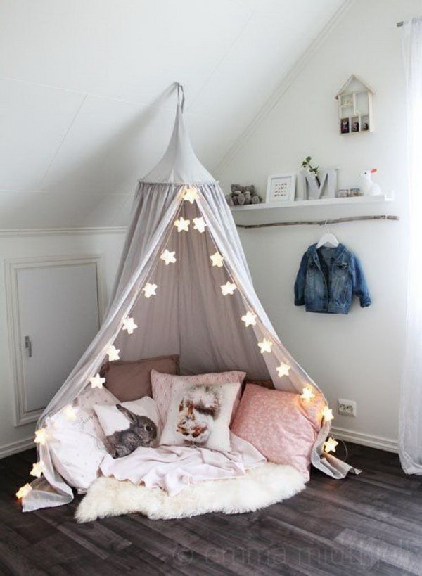 Cutest Kid's Reading Canopy Nook.