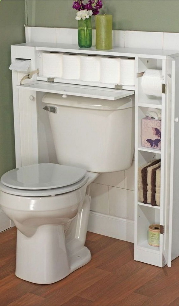A Custom Cabinet Over the Toilet. 