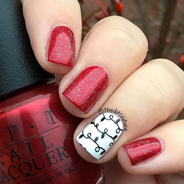 65+ Festive Christmas Nail Art Designs