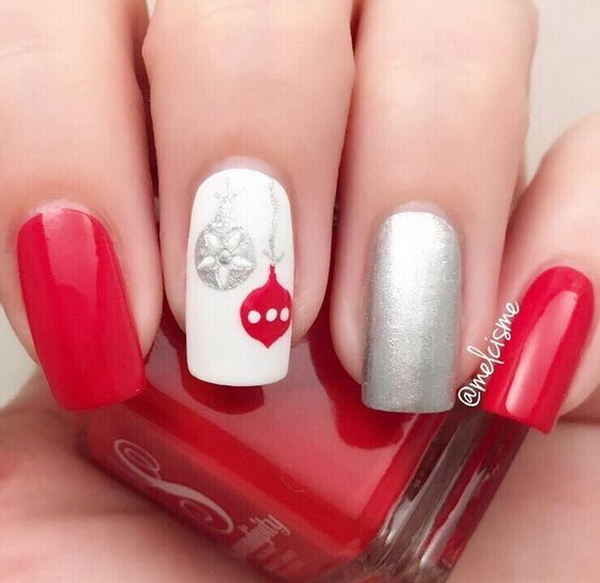 65+ Festive Christmas Nail Art Designs