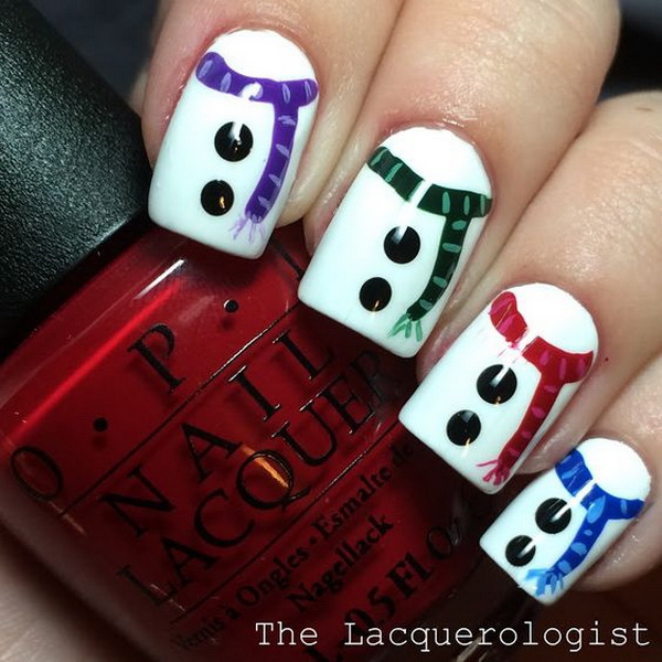 65+ Festive Christmas Nail Art Designs