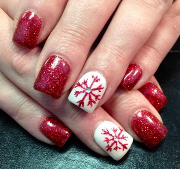 65+ Festive Christmas Nail Art Designs