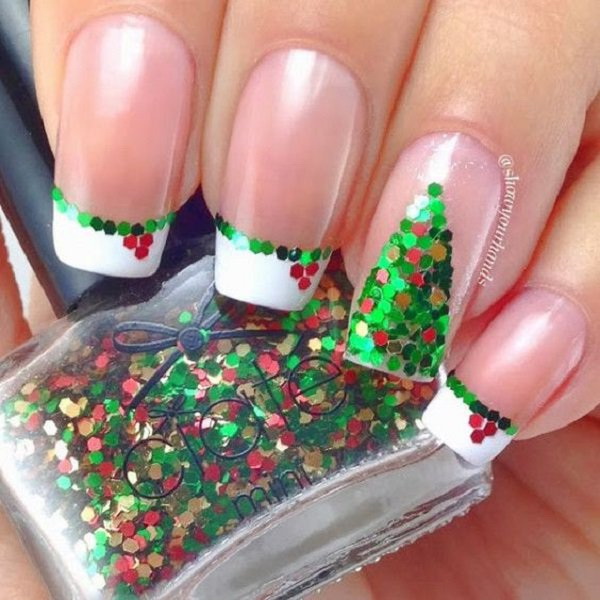 65+ Festive Christmas Nail Art Designs