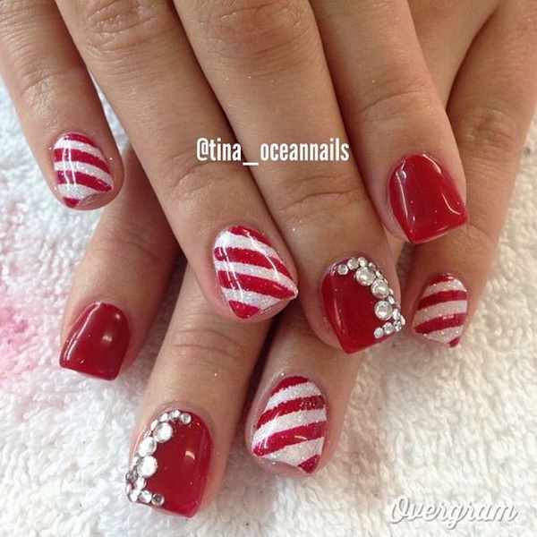 65+ Festive Christmas Nail Art Designs