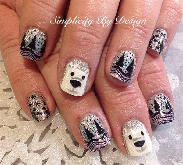 65+ Festive Christmas Nail Art Designs