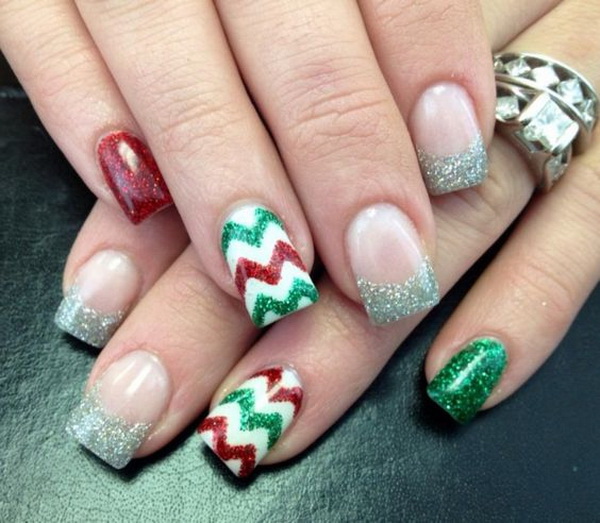 65+ Festive Christmas Nail Art Designs