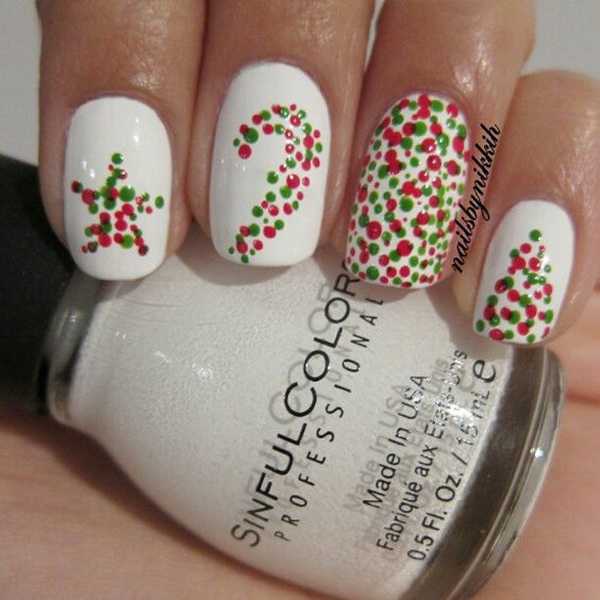 65+ Festive Christmas Nail Art Designs