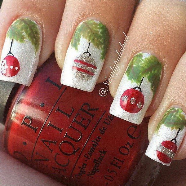 65+ Festive Christmas Nail Art Designs