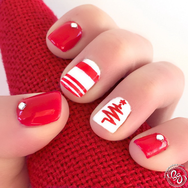 65+ Festive Christmas Nail Art Designs