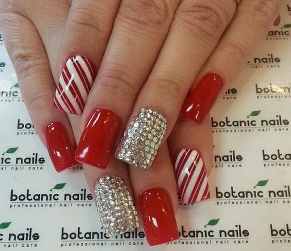 65+ Festive Christmas Nail Art Designs