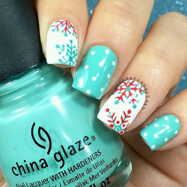 65+ Festive Christmas Nail Art Designs