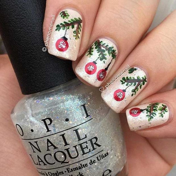 65+ Festive Christmas Nail Art Designs