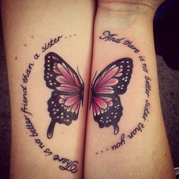 40 Inspirational Ideas of Sister Tattoos Listing More