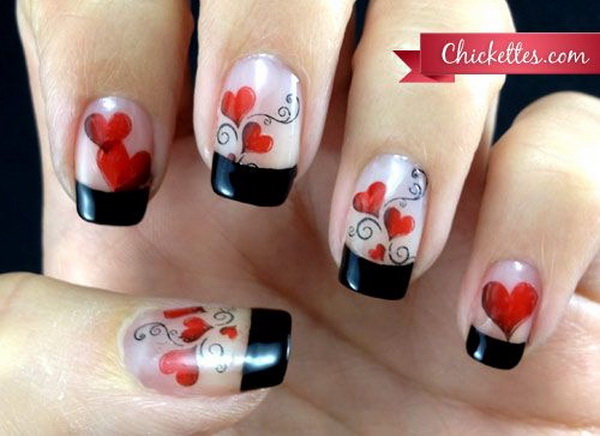Valentine Nail Art Images - wide 3