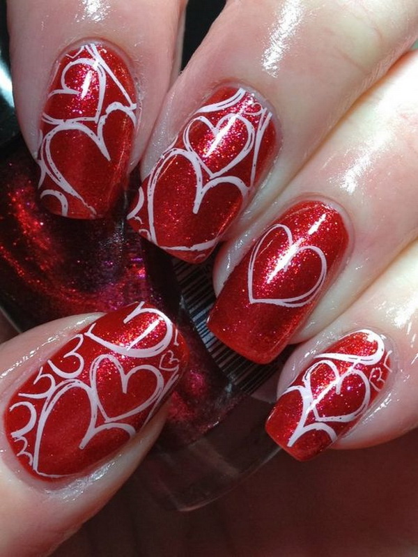 Romantic Valentine's Day Nail Art Ideas & Designs!