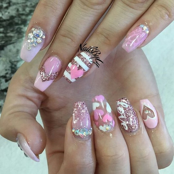 Romantic Valentine's Day Nail Art Ideas & Designs!