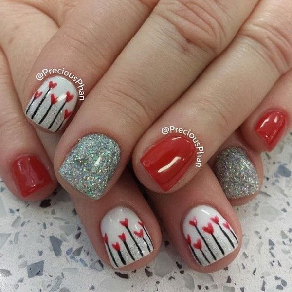 Romantic Valentine's Day Nail Art Ideas & Designs!