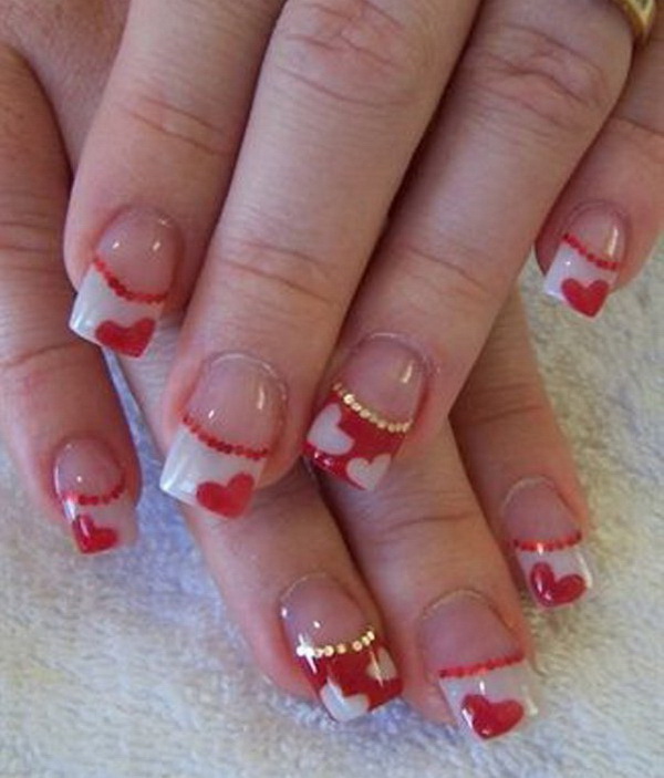 70 Romantic Valentine S Day Nail Art Ideas Listing More