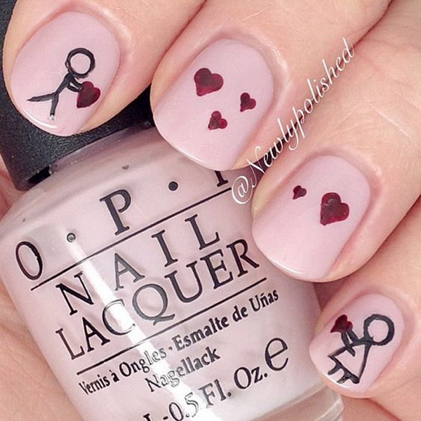 Romantic Valentine's Day Nail Art Ideas & Designs!