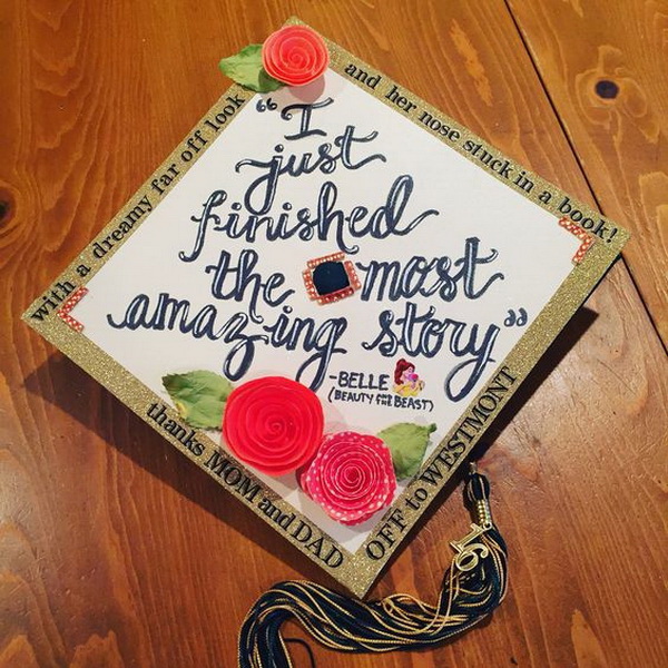 50+ Beautifully Decorated Graduation Cap Ideas. 