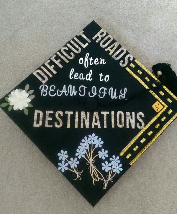 50+ Beautifully Decorated Graduation Cap Ideas. 