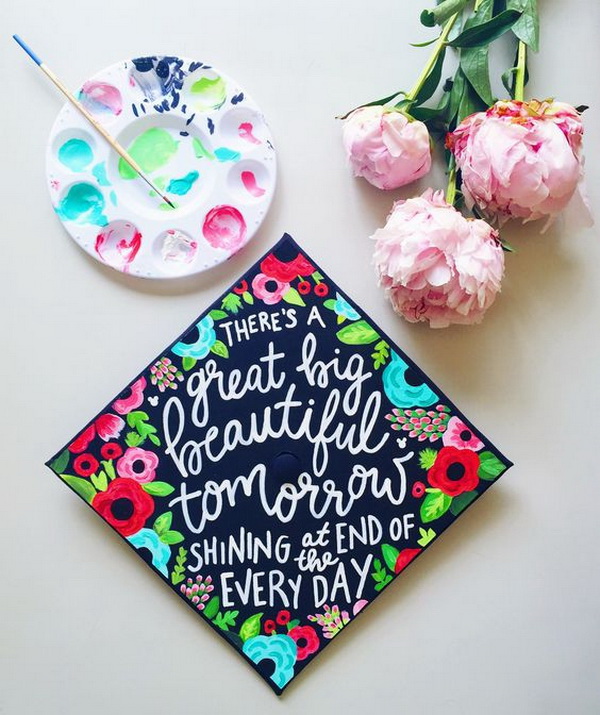 50+ Beautifully Decorated Graduation Cap Ideas. 