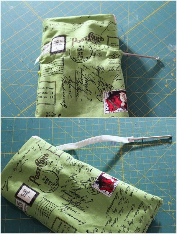 Sewing Hacks: Use A Bodkin To Easily Insert Elastic Into A Casing. 