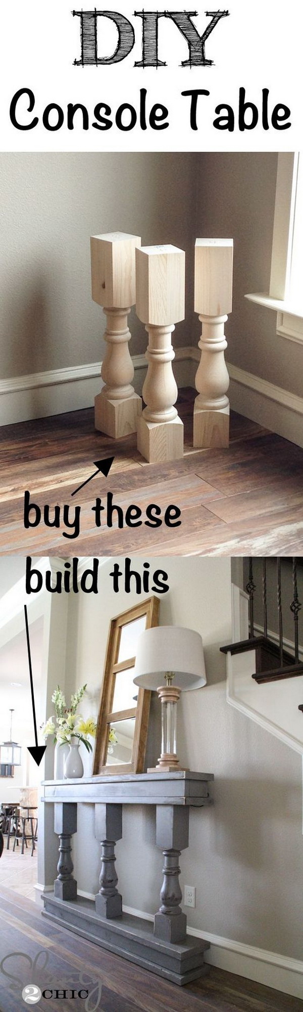 Funiture Makeovers: DIY Console Table. 