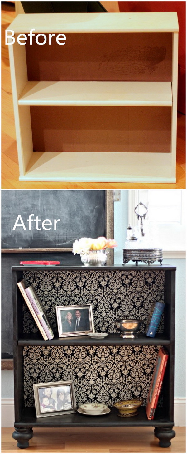 Funiture Makeovers: Blah Bookshelf To Ballards Knocknoff. 