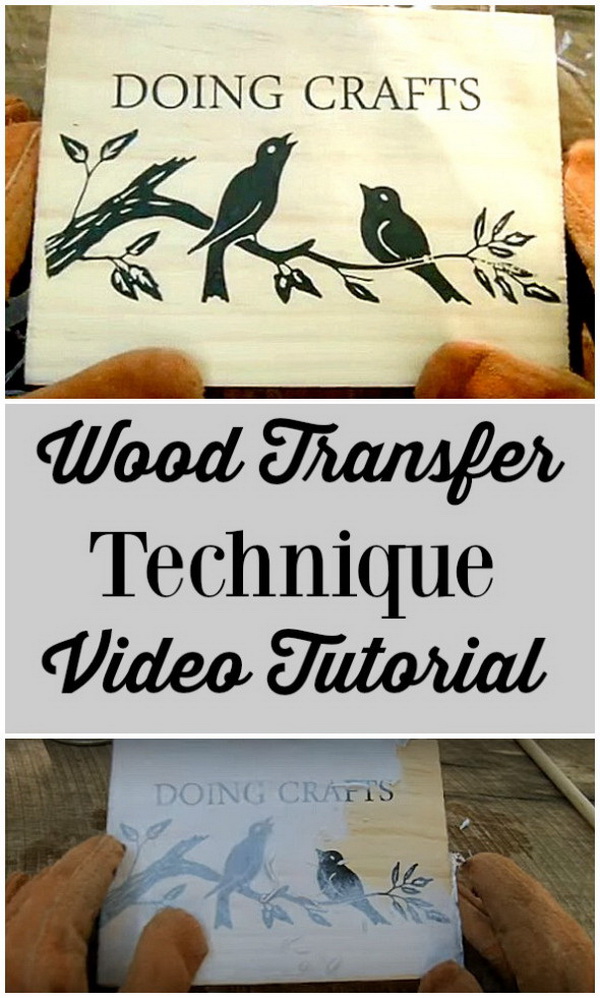 How to Transfer Photos to Wood. 