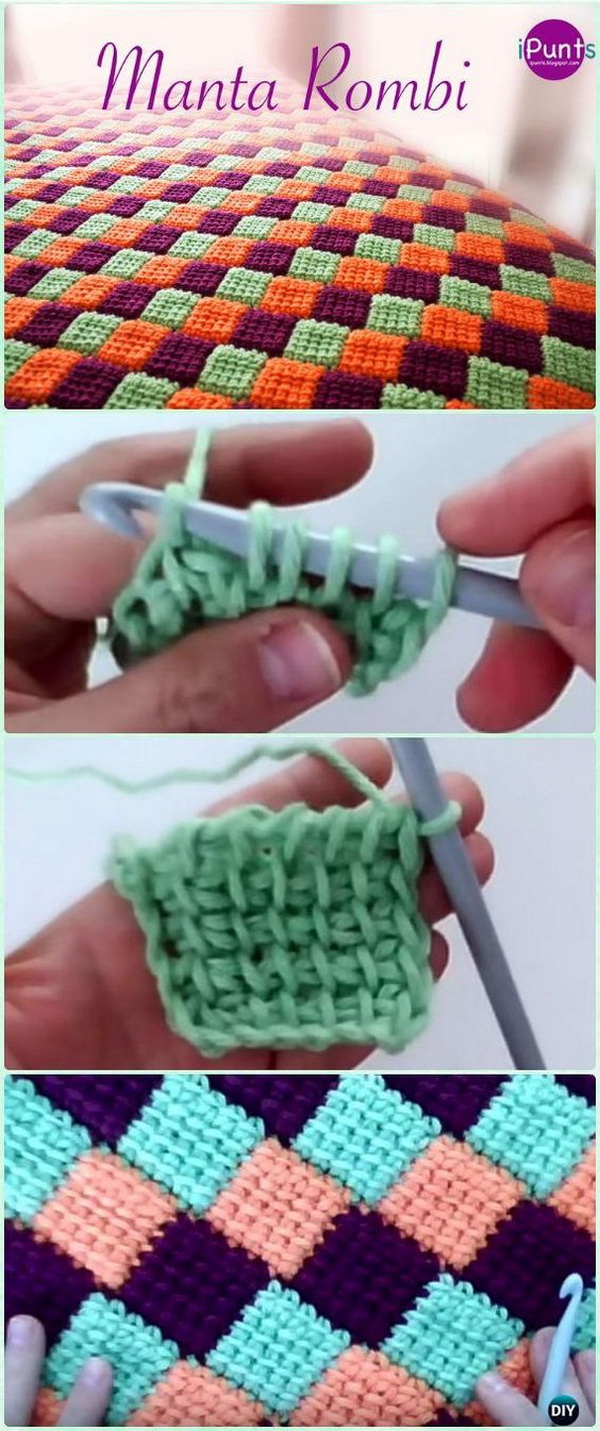Quick And Easy Crochet Blanket Patterns For Beginners: Crochet Block Blanket Free Patterns. 