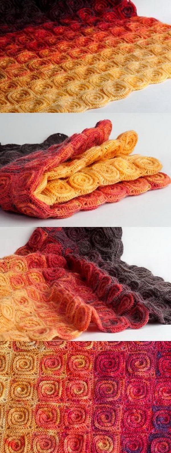 Quick And Easy Crochet Blanket Patterns For Beginners: Fire blanket. 