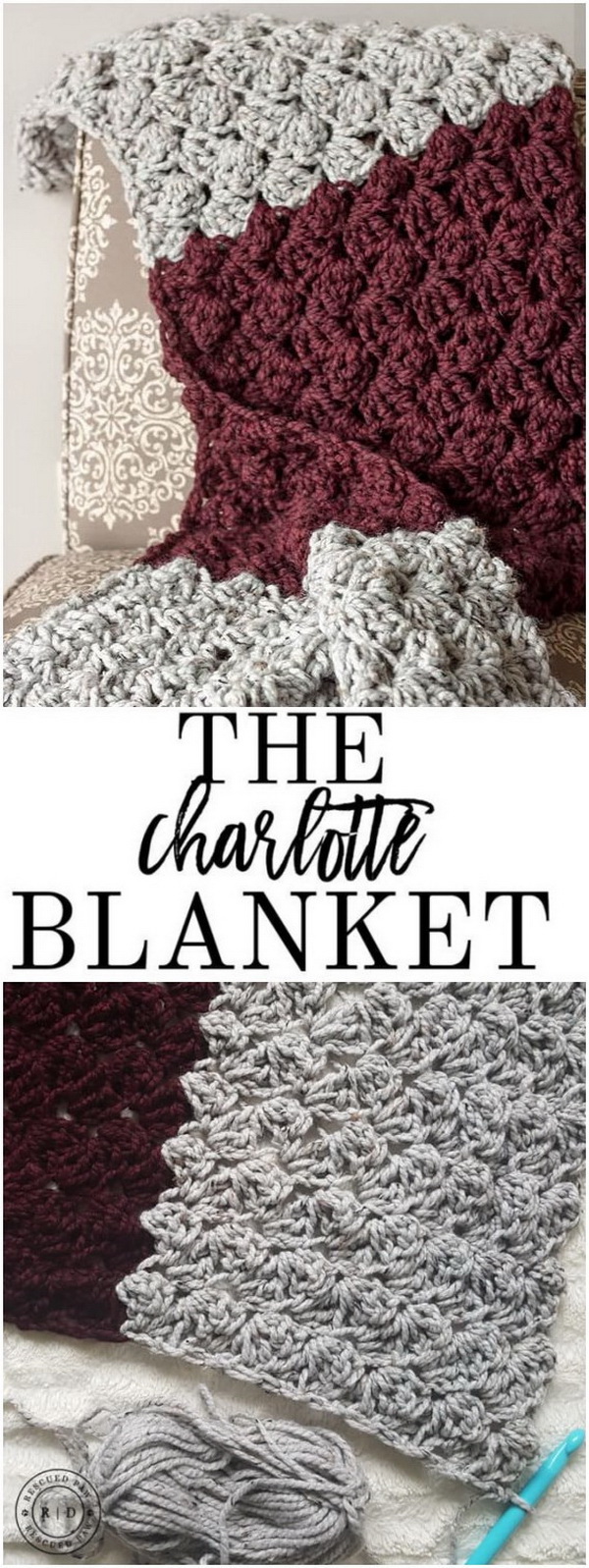 Quick And Easy Crochet Blanket Patterns For Beginners: Charlotte Crochet Blanket. 