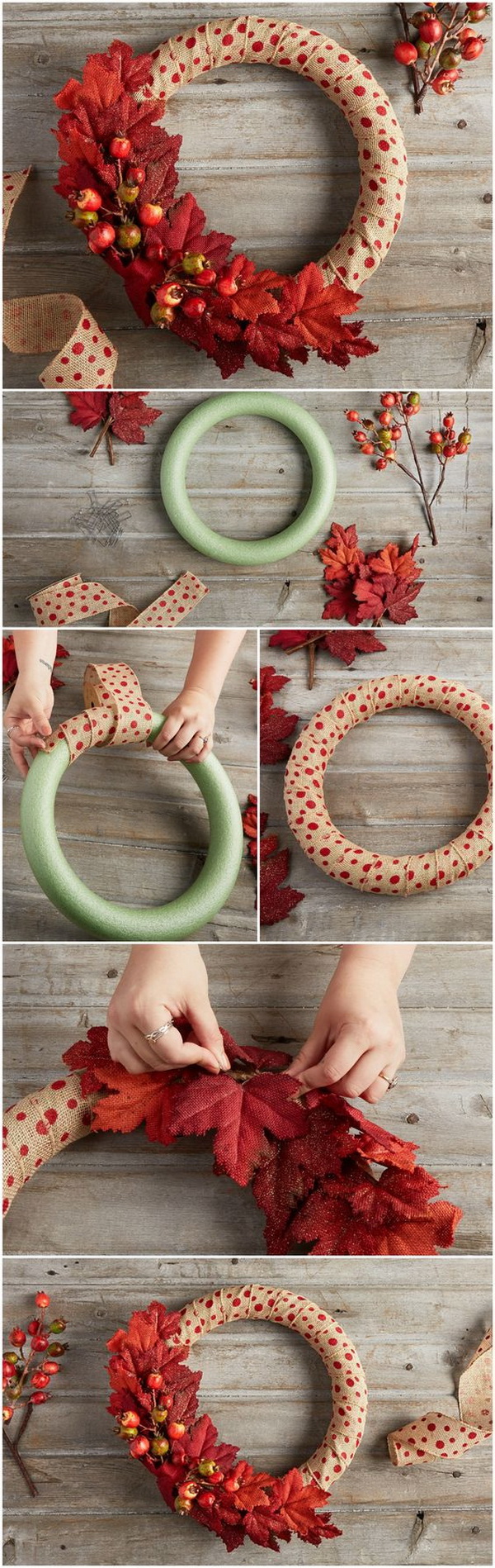 DIY Fall Wreath. Wreath are popular decorations for any season. It makes a nice addition to the décor. This simple wreath, made of flowers, vines and berries in autumn tones is great for a perfect fall look. 