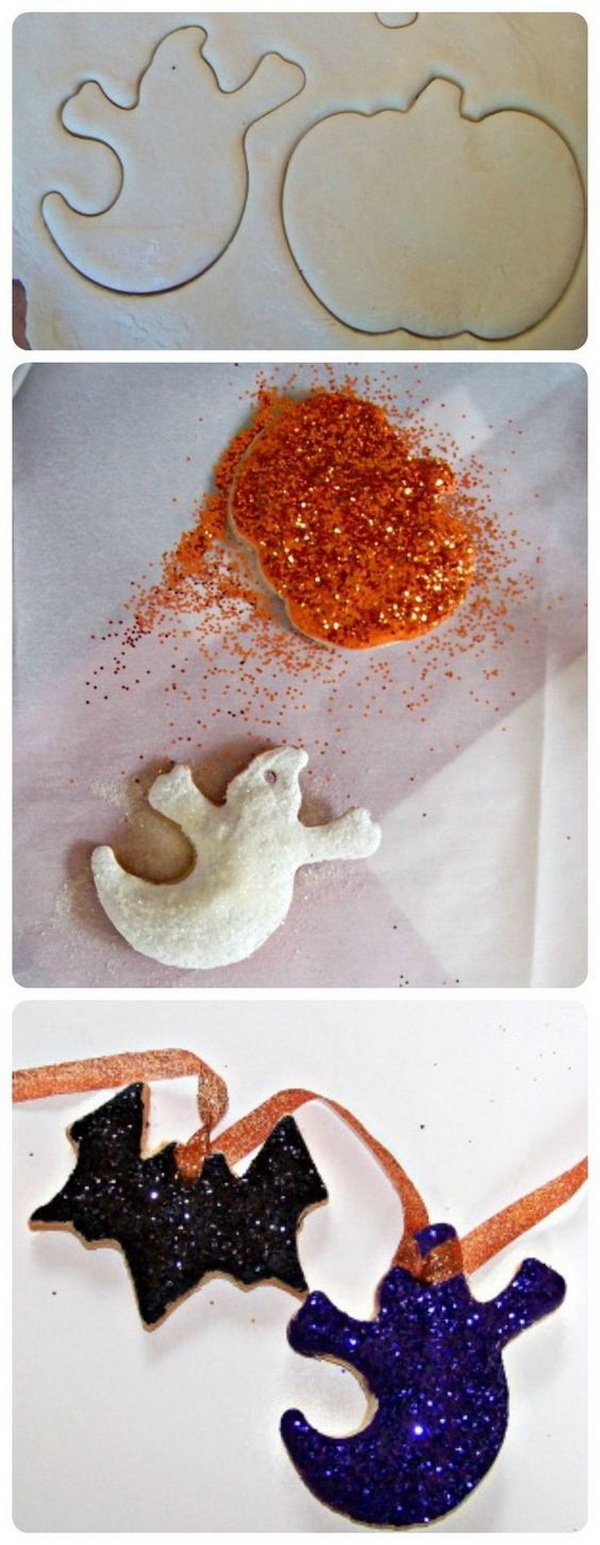 Salt Dough Craft. These glittery salt dough monsters are easy and fun to make for kids and will bring a little 'spooky' to any home. 