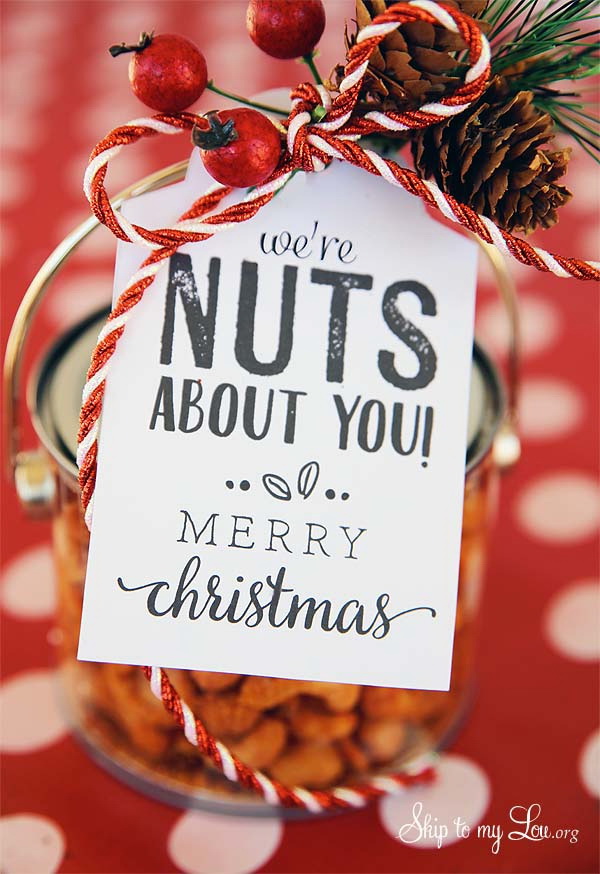 Christmas Neighbor Gift Ideas: Nuts About You Christmas Gift