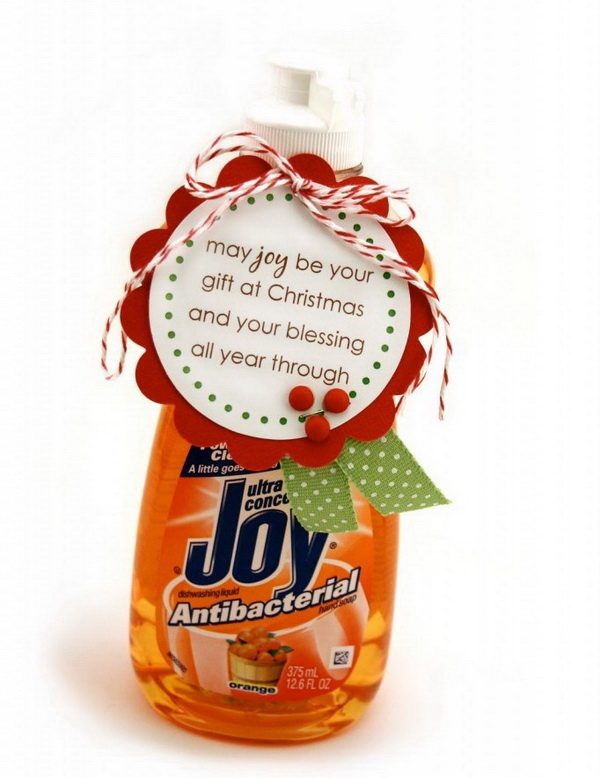 Christmas Neighbor Gift Ideas: Joy Soap Gift