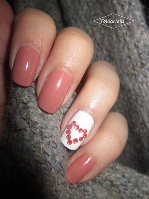 Romantic Valentine's Nail Art Designs. 