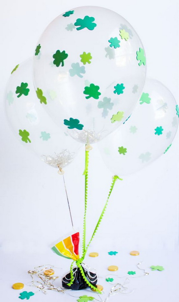 A Balloon Adorned with Clover. 