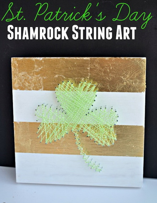 Shamrock String Art. 