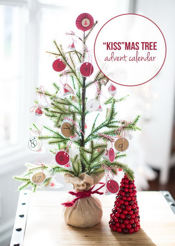 KISSmas Tree Advent Calendar. 