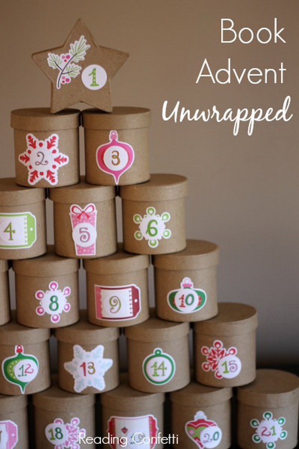 Unwrapped Book Advent Calendar. 