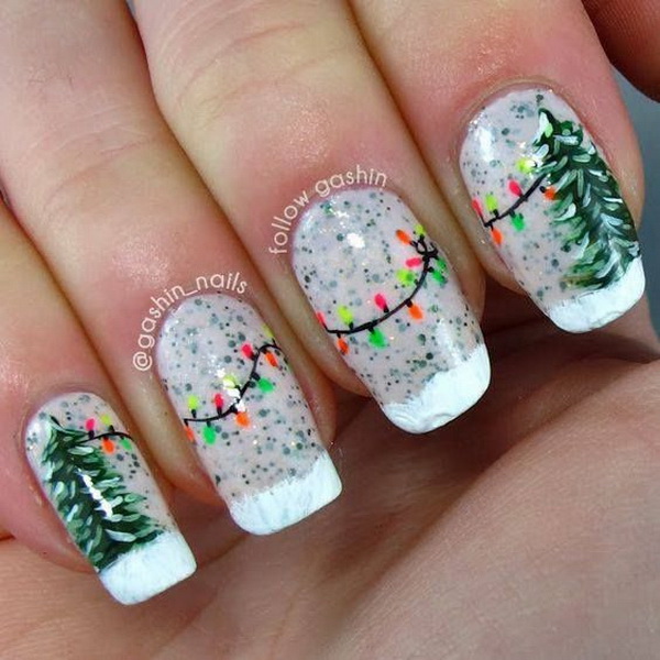 40+ Festive Christmas Nail Art Designs. 